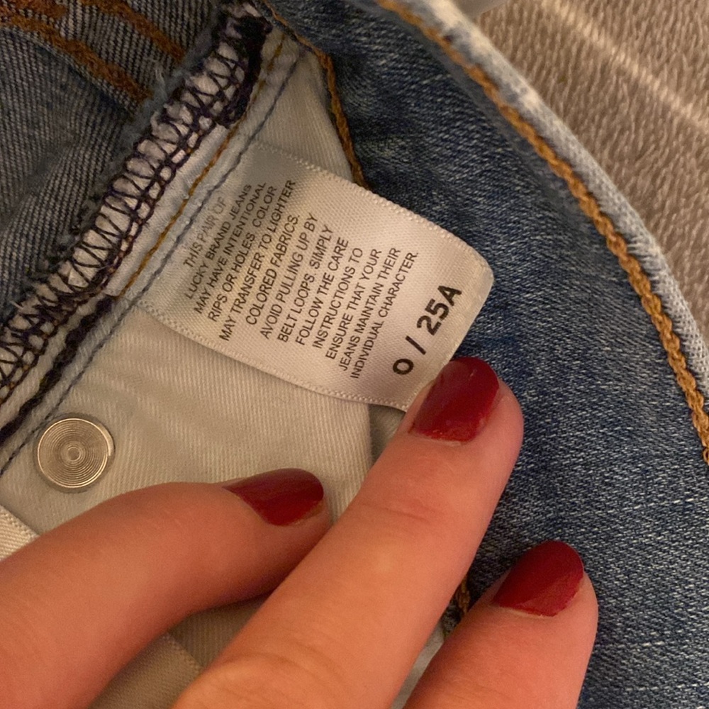 Lucky Brand High Rise Skinny Bridgette 0/25A - Picture 7 of 8